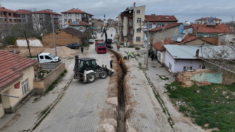 Ilgın'da içme suyu hatları yenileniyor