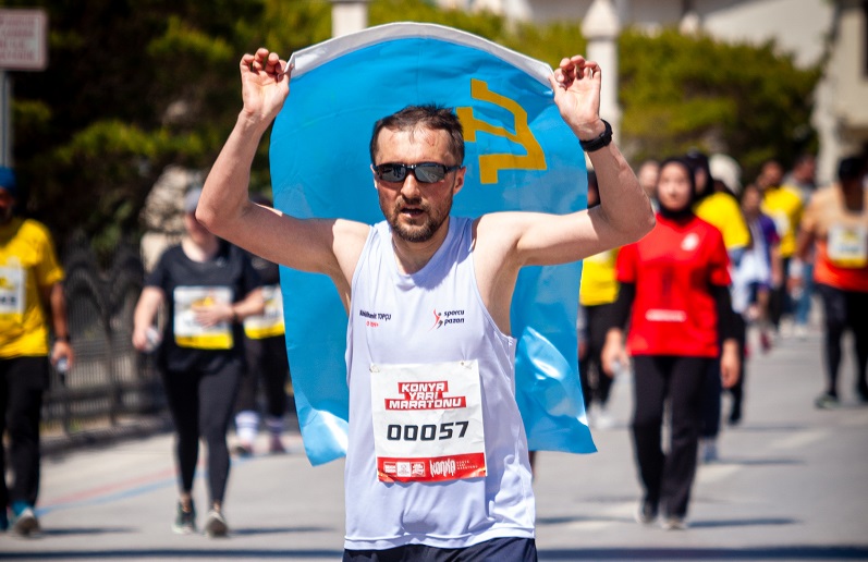 Maratonda Kırım Türkleri unutulmadı