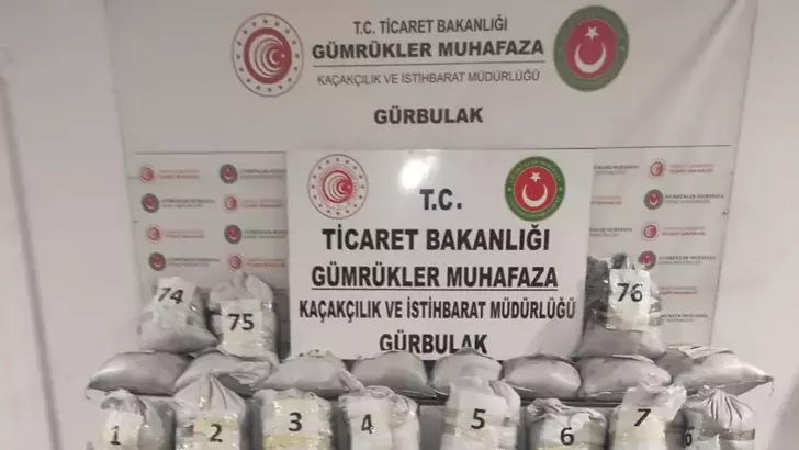 1 ton 870 kilogram metamfetamin ele geçirildi