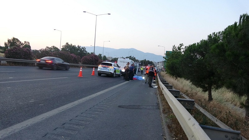 Bir motokurye kazası daha