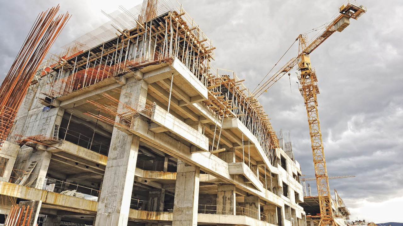 İnşaat üretimi yıllık yüzde 9,5 arttı