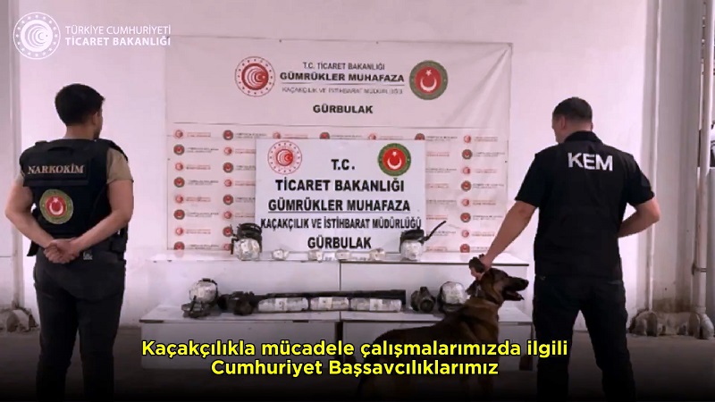 1 ton uyuşturucu madde ele geçirildi