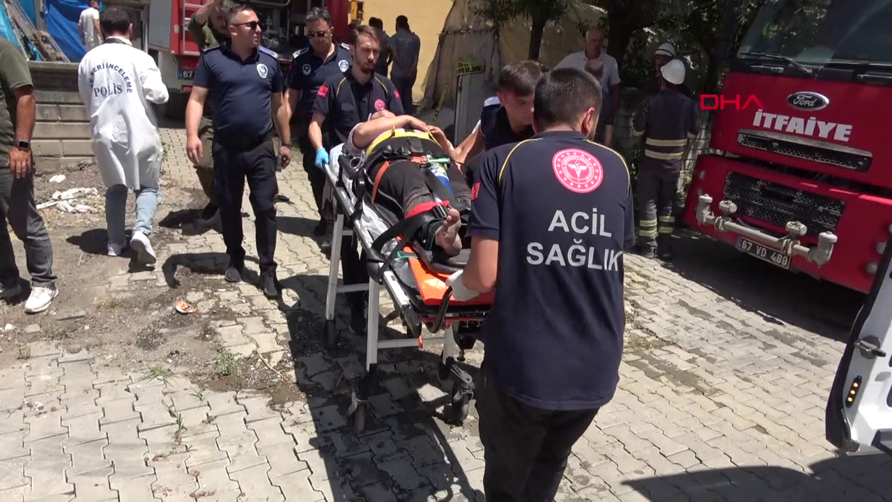 Zonguldak'ta 5 katlı binada patlama