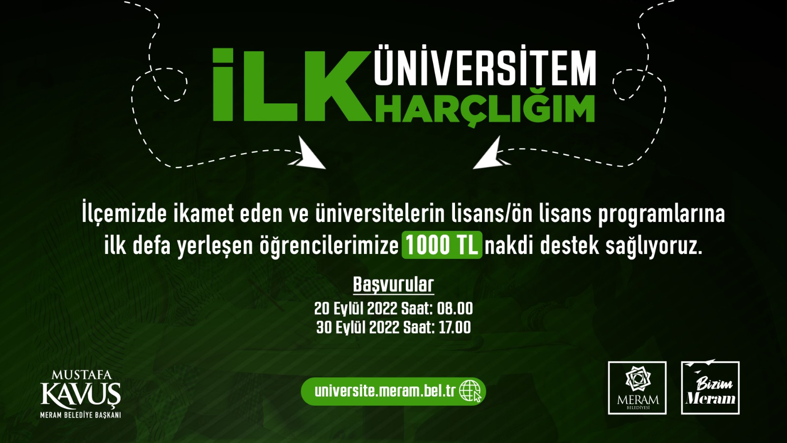 Meram Belediyesi'nden ilk kez üniversiteye yerleşenlere destek