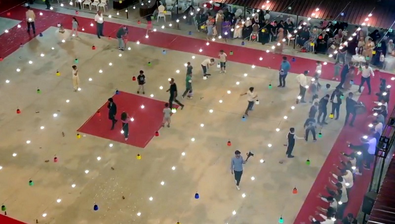 Patnos'ta düğünlere dronlu denetim