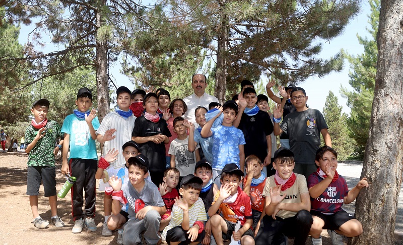 Başkan Altay GENÇ KOMEK Oyun Parkı'nda