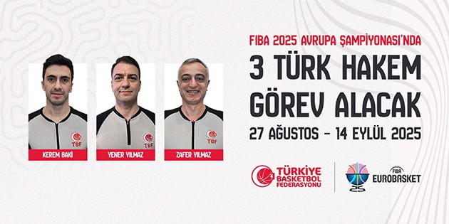 Avrupa Şampiyonası’nda 3 Türk hakem