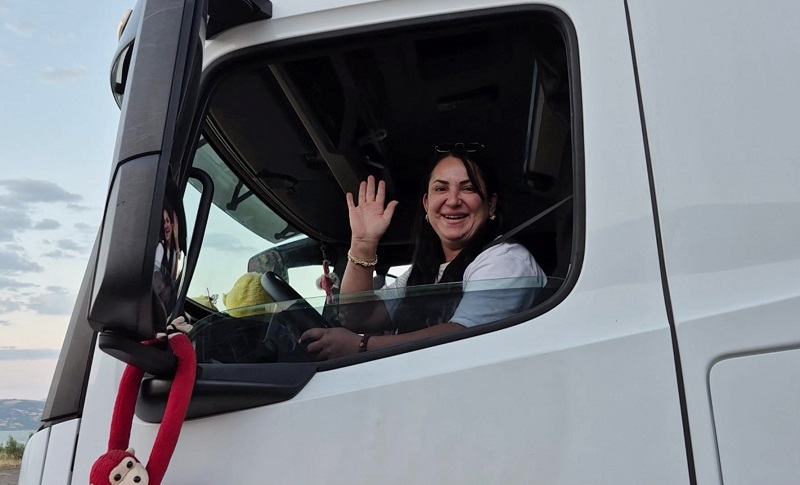 "Kadın şoförler çoğalsın istiyorum"