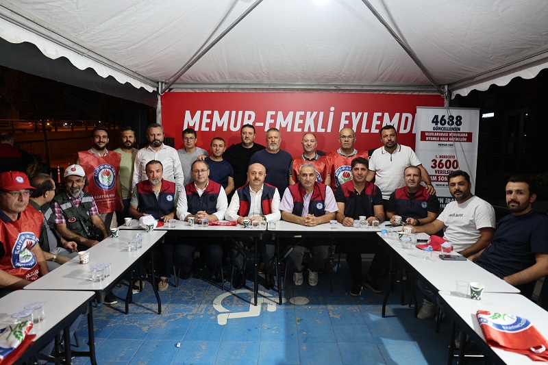 Memur-Sen 81 ilde çadır kurdu
