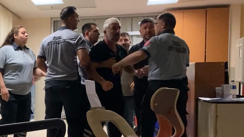 Kaza sonrası hastanede kavga