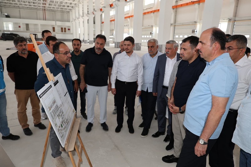 Konya protokolü yatırımları inceledi