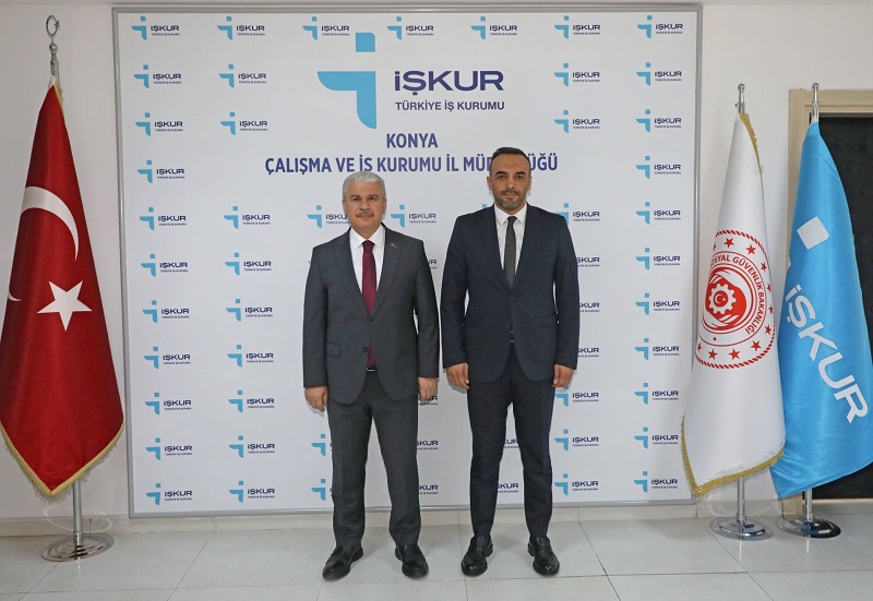 Konya Valisi İŞKUR'u ziyaret etti