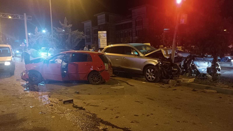 Malatya'da zincirleme kaza