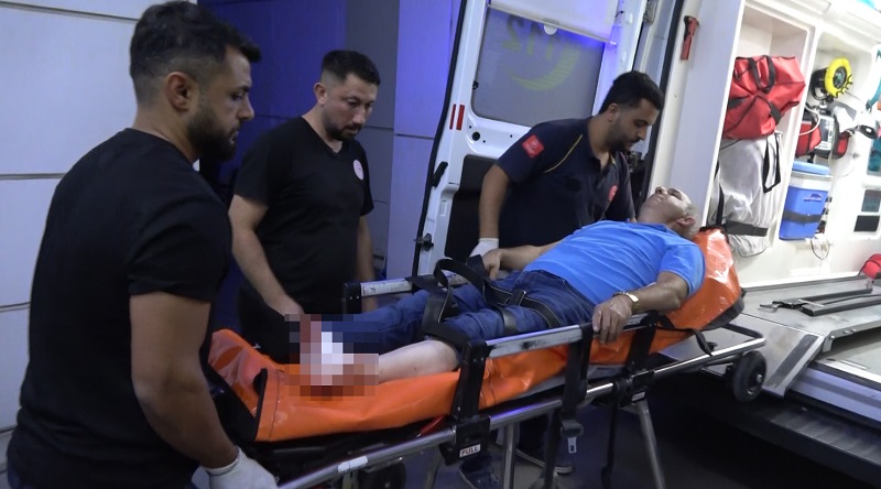 Kayınpederini ayağından vurdu