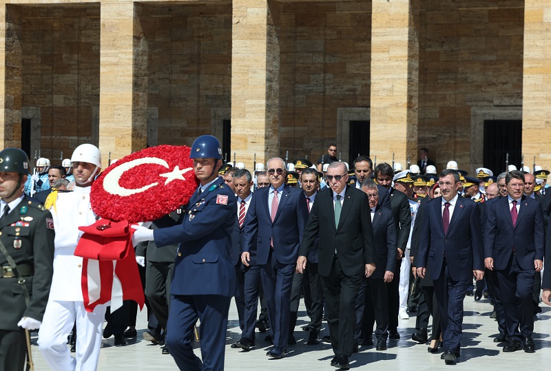Anıtkabir'de '30 Ağustos Zafer Bayramı' töreni