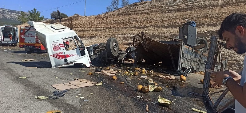 Mersin'de feci kaza