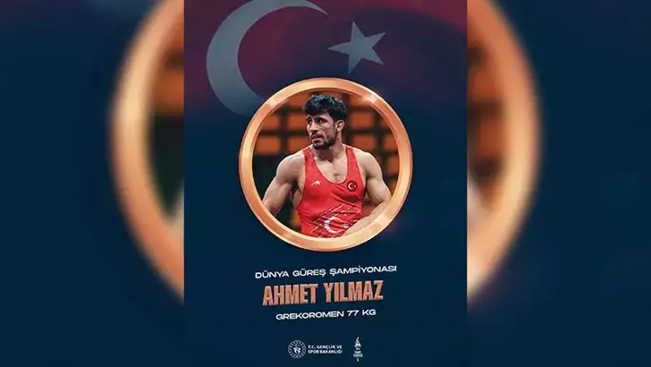 Ahmet Yılmaz dünya üçüncüsü oldu