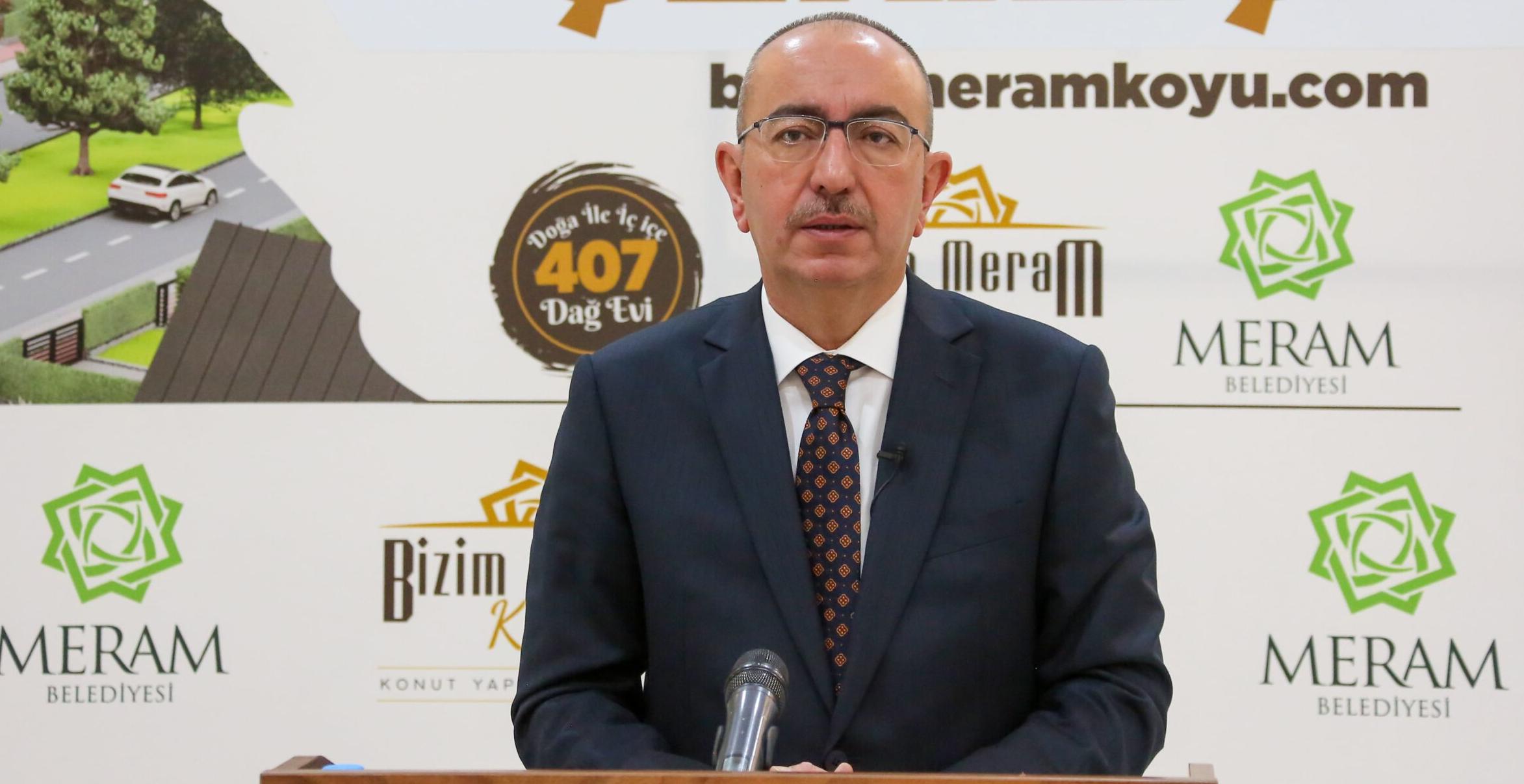 Bizim Meram Köyü Dağ Evleri'nin kuraları çekildi