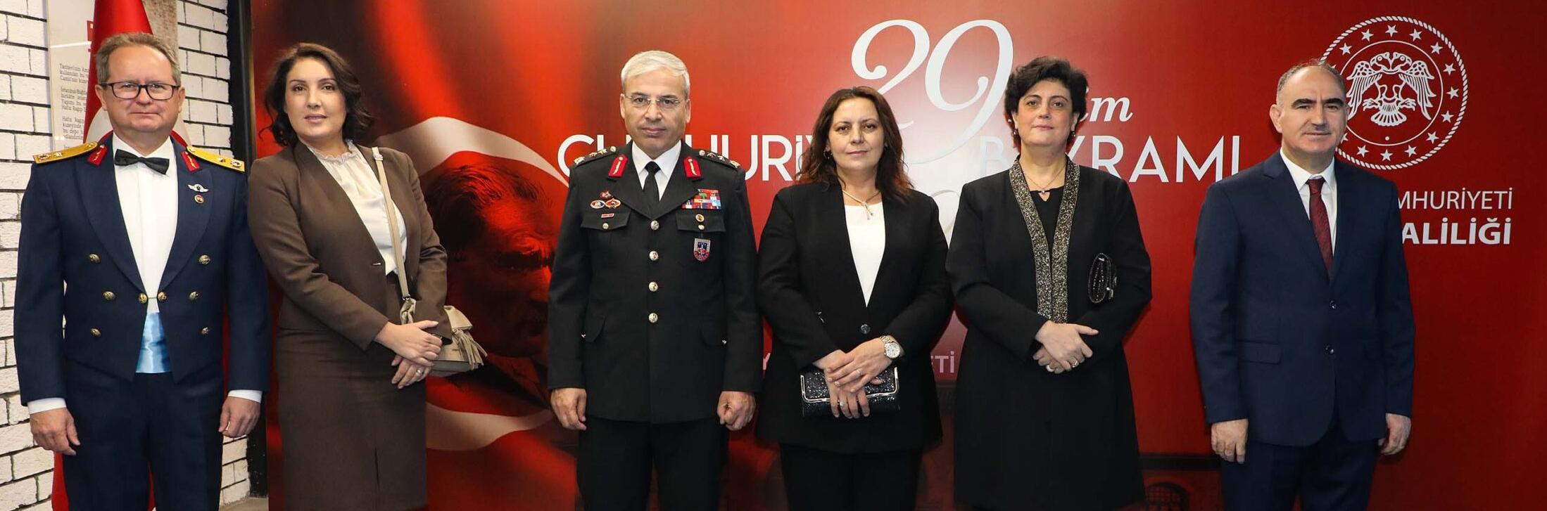 29 Ekim Cumhuriyet Bayramı Kabul Töreni gerçekleştirildi