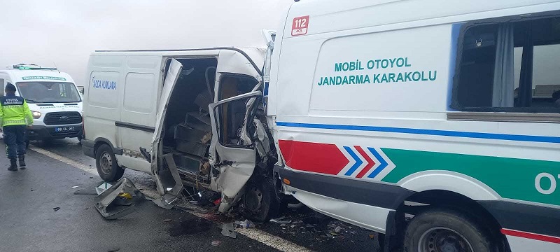 Aksaray'da feci kaza !