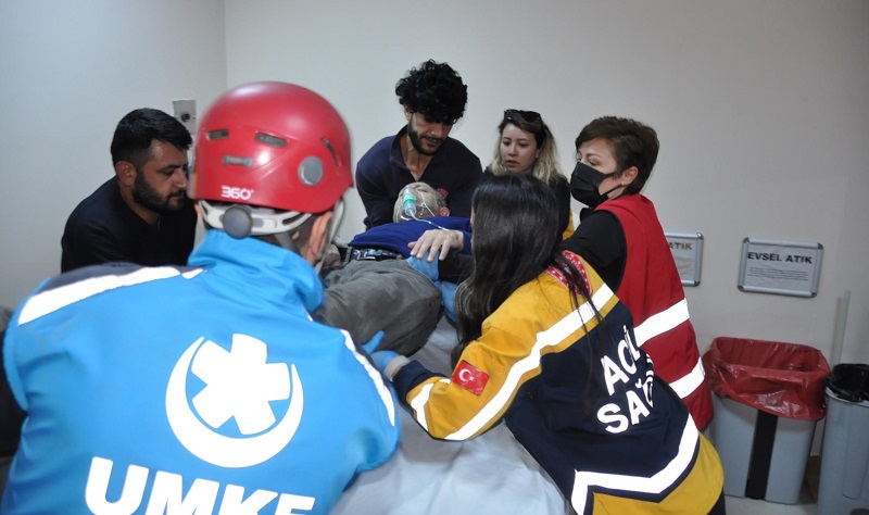 Hastanede deprem tatbikatı