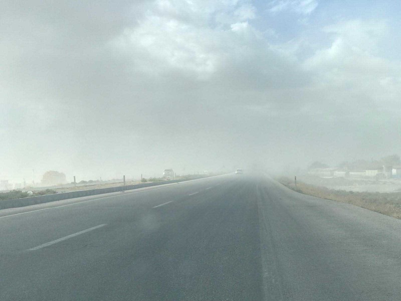 Konya'da kum fırtınası etkili oldu