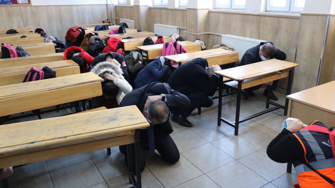 Okullarda afetlere hazırlık tatbikatı yapılacak