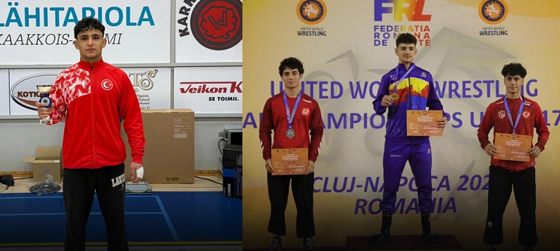 Konyalı sporcuların çifte madalya sevinci