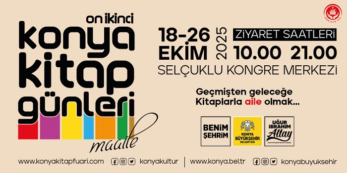 12. Konya Kitap Günleri başlıyor