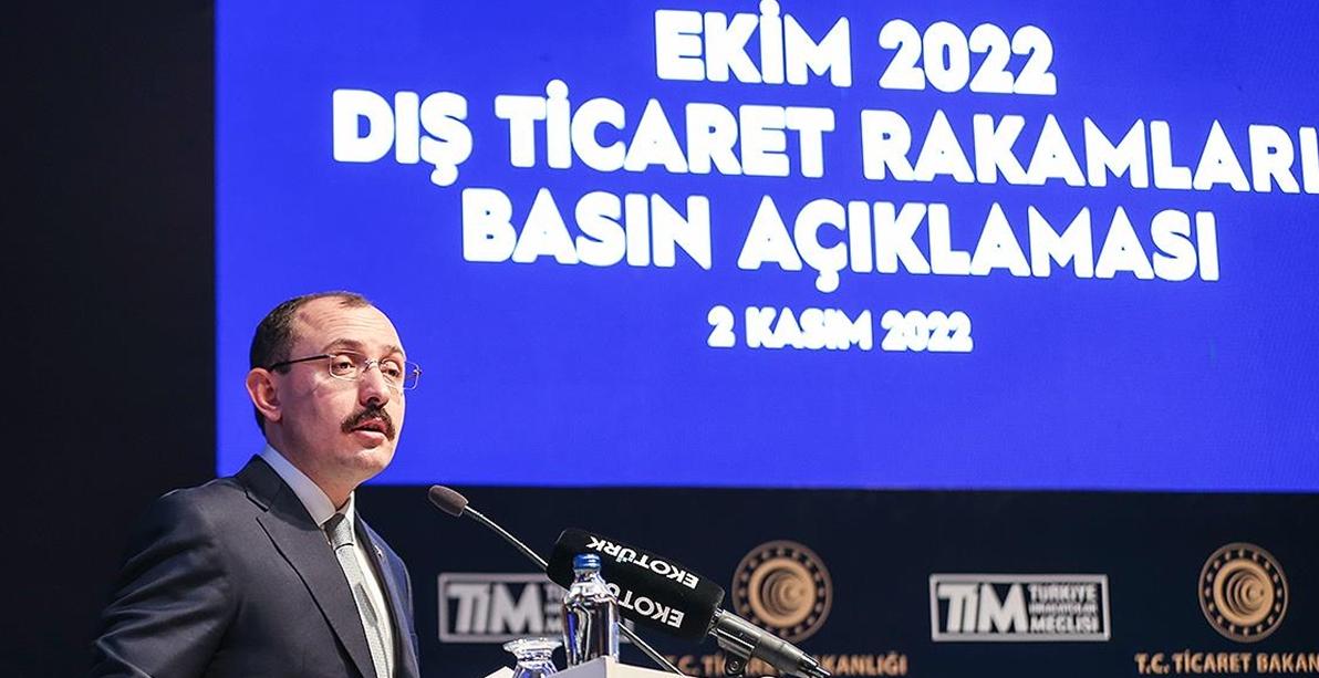 " Tüm zamanların en yüksek ekim ayı ihracatı gerçekleşti"