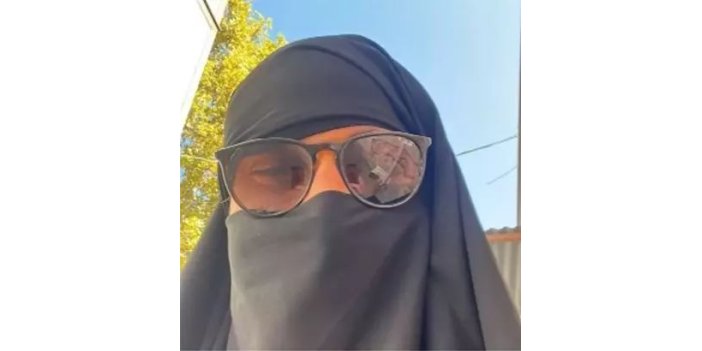Çarşafla gezen erkek adli kontrolle serbest bırakıldı