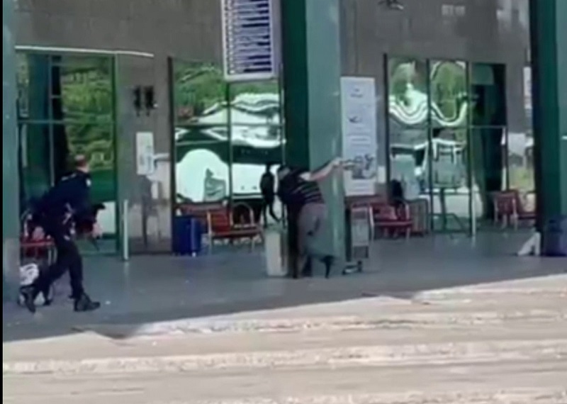 Otogarda korku dolu anlar
