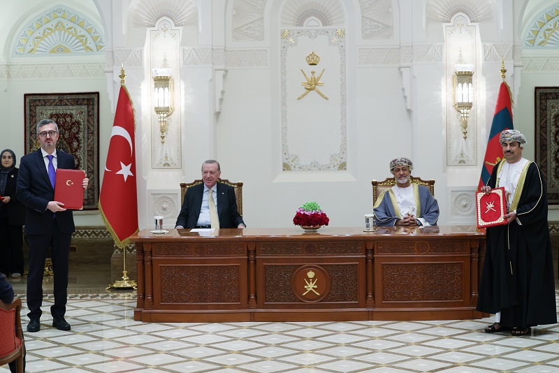 Türkiye ile Umman arasında anlaşmalar imzalandı