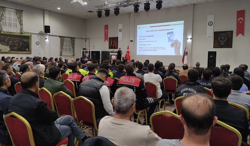 Emniyet mensupları bilgilendirildi