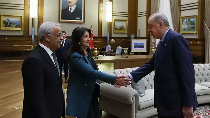 Erdoğan DEM Parti heyetini kabul etti