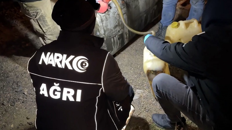 Ağrı'da 761 kilo metamfetamin ele geçirildi