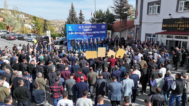 Taşkent'te su arıtma tesisi açıldı