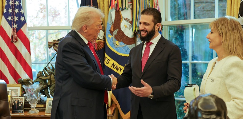 Trump Suriye Cumhurbaşkanı Şara ile görüştü