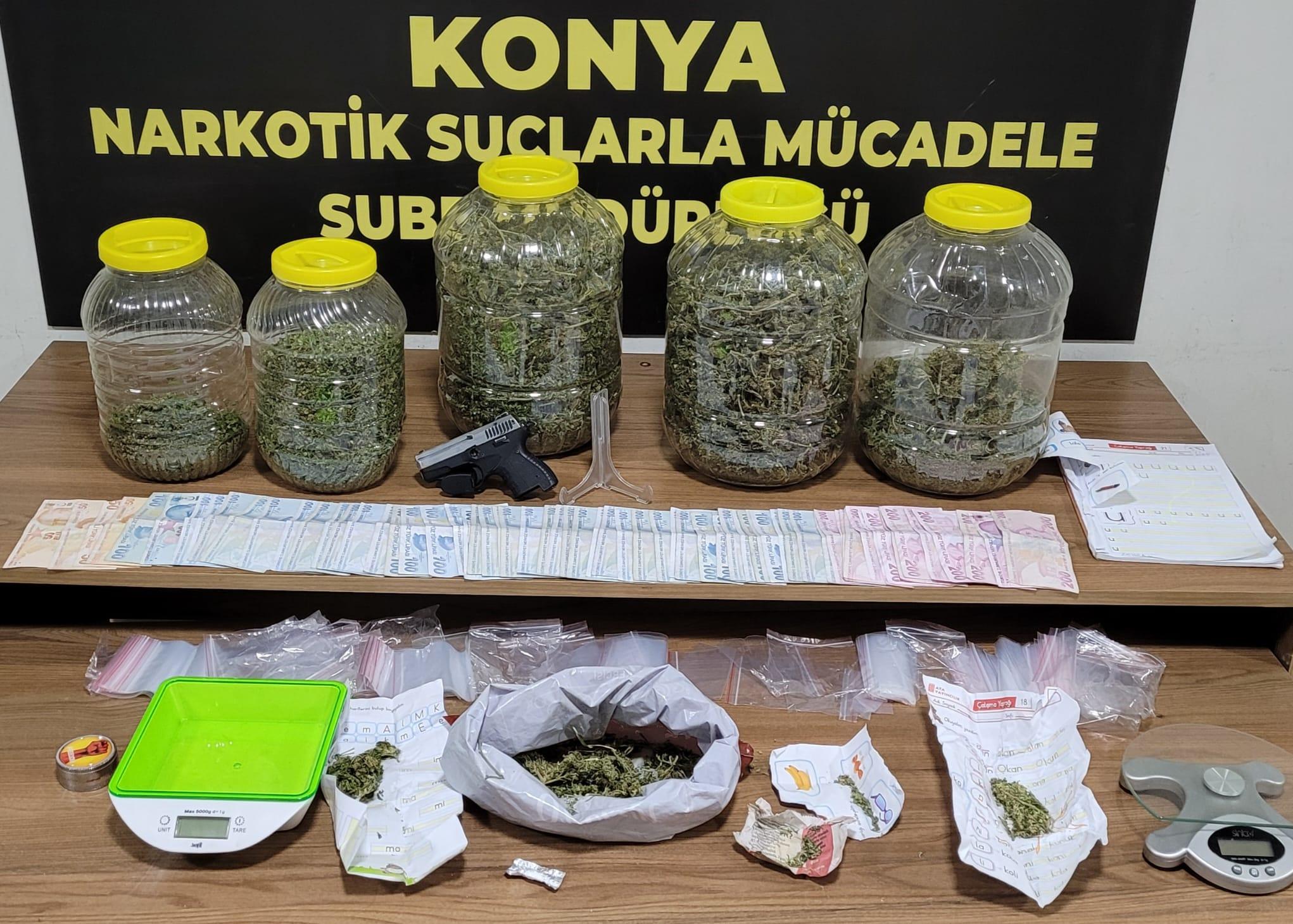 BU SEFER GÜVERCİN KÜMESİNDEN ÇIKTI ! Konya'da uyuşturucu operasyonu