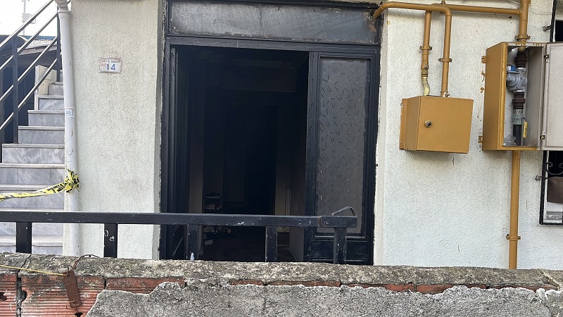 Yangında 2 yaşındaki Ersin öldü