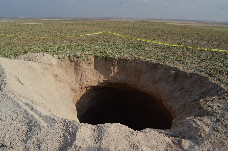 Obruk tehlikesi Aksaray'da da ortaya çıktı