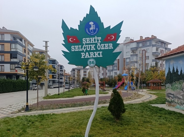 Şehidin isminin verildiği park tahrip edildi
