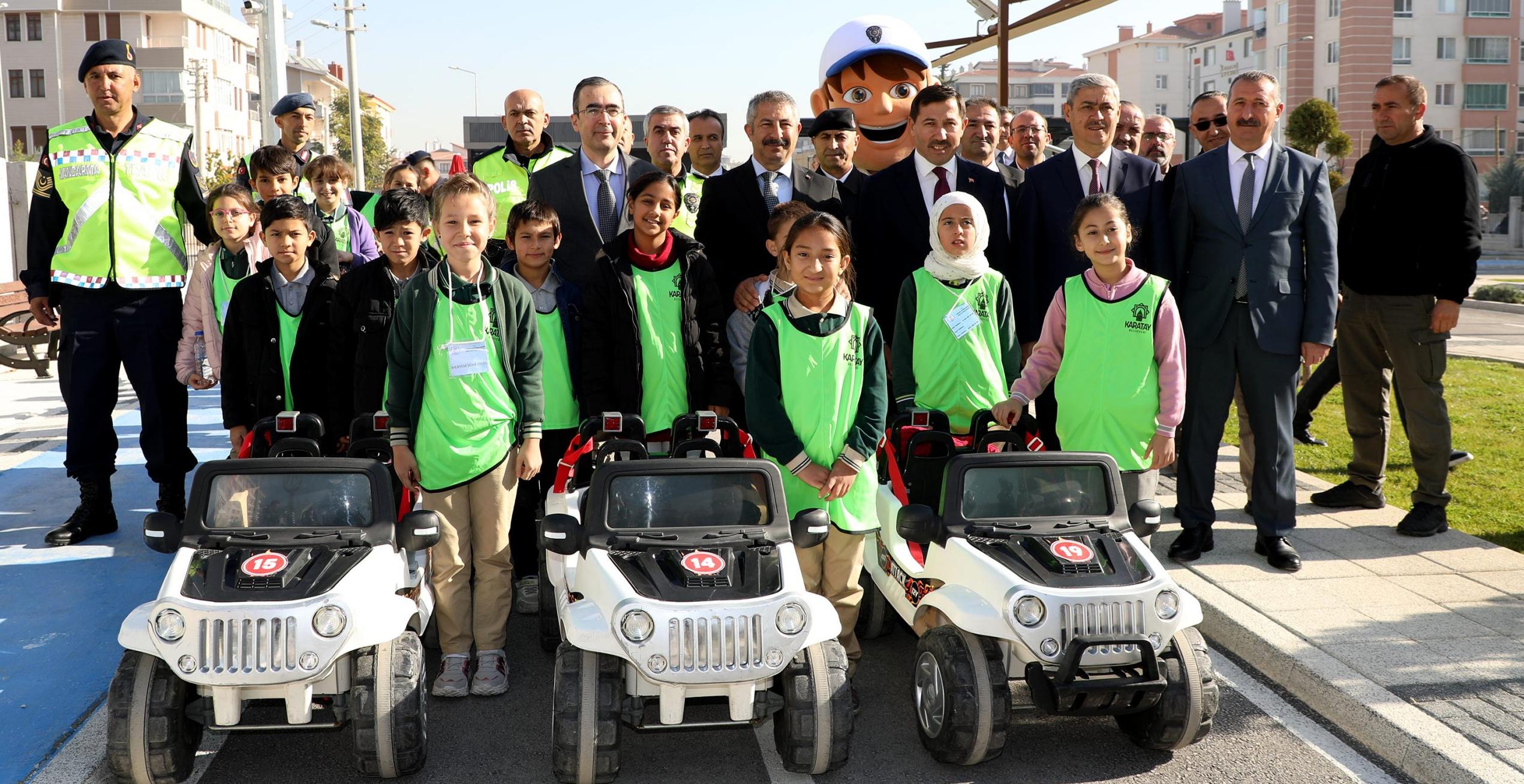 Protokol Karatay Trafik Eğitim Parkı'nda