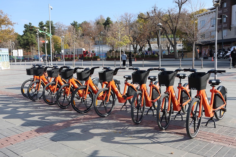 Konya’da paylaşımlı elektrikli bisiklet dönemi