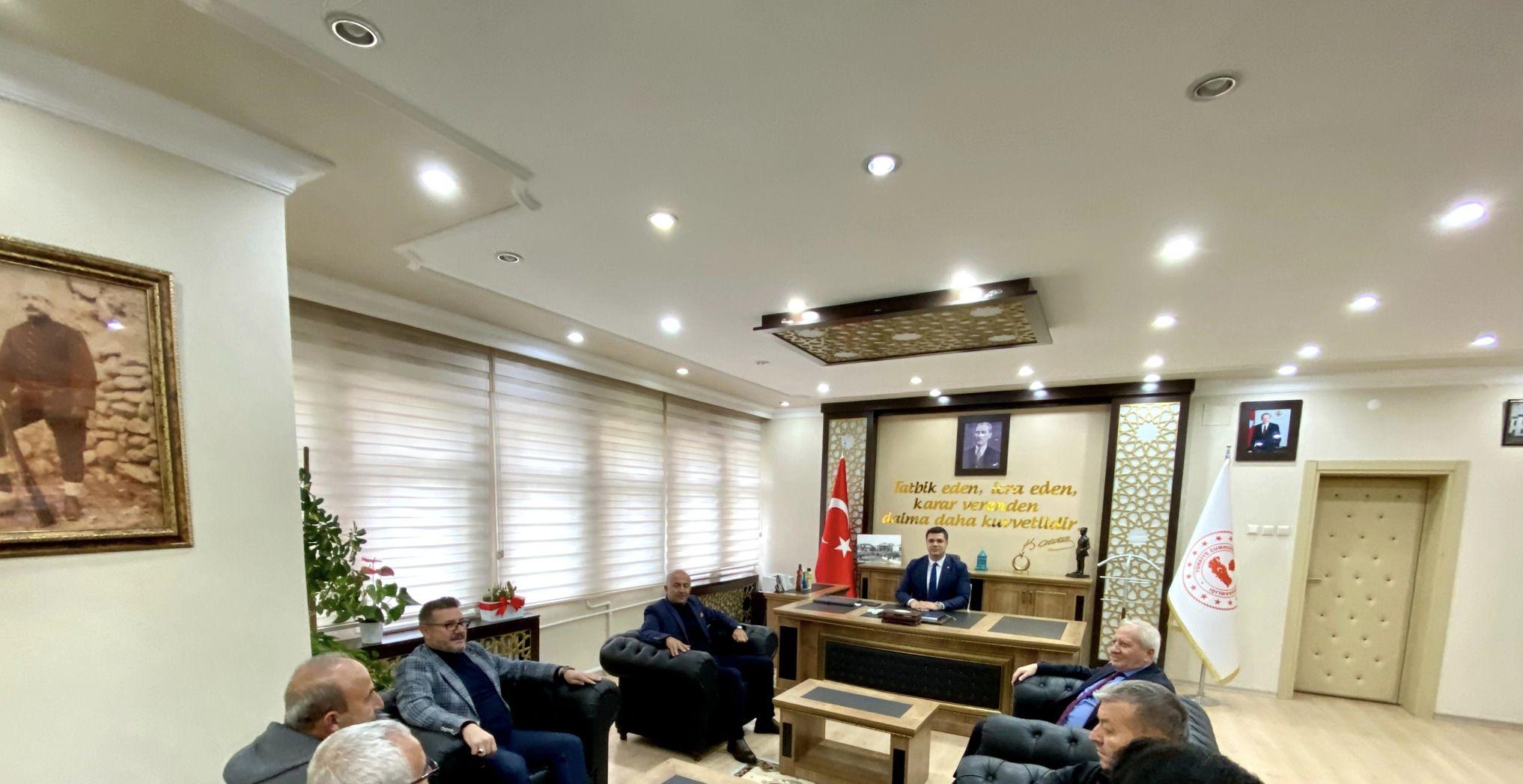 Bozkır Kaymakamı'na hayırlı olsun ziyareti