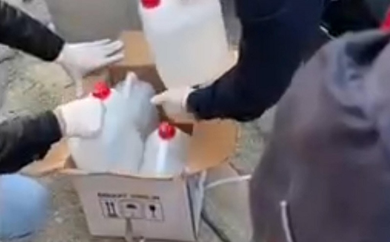 4 bin 130 litre kaçak etil alkol ele geçirildi
