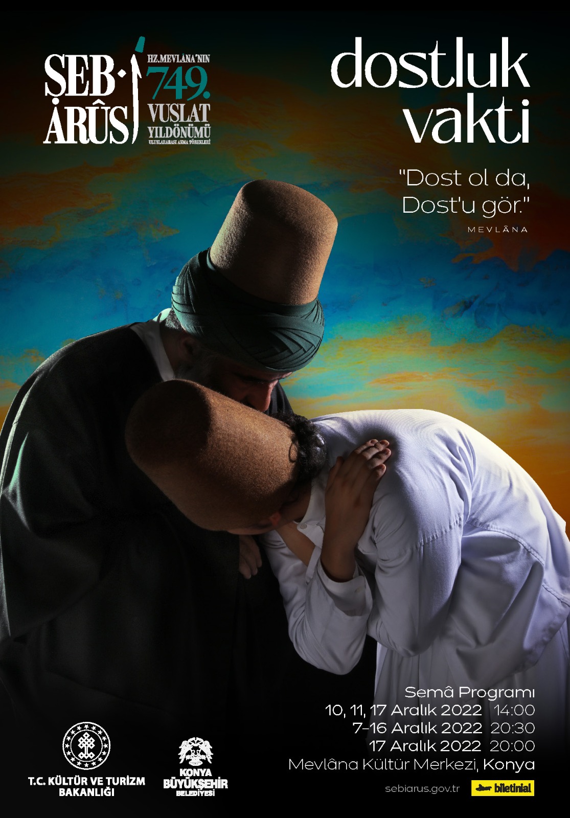 Şeb-i Arus'un bu yılki teması "Dostluk Vakti"