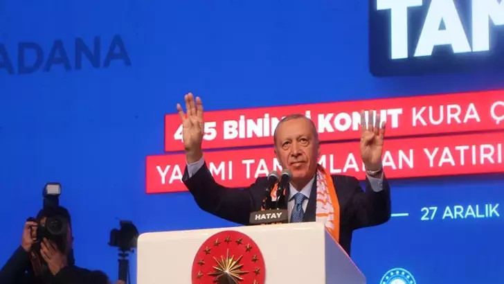 "Sözlerimizi tutmanın bahtiyarlığıyla aziz milletimizin karşısındayız"