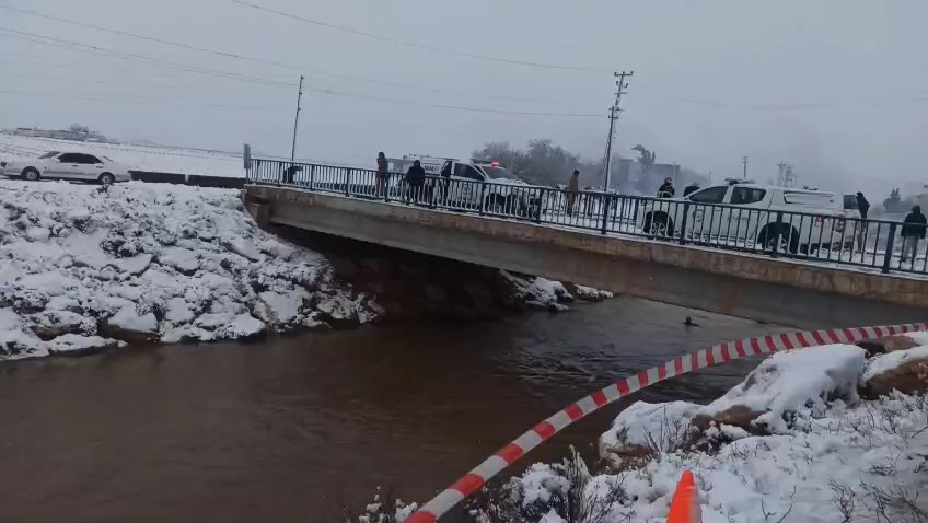 Otomobil sulama kanalına düştü