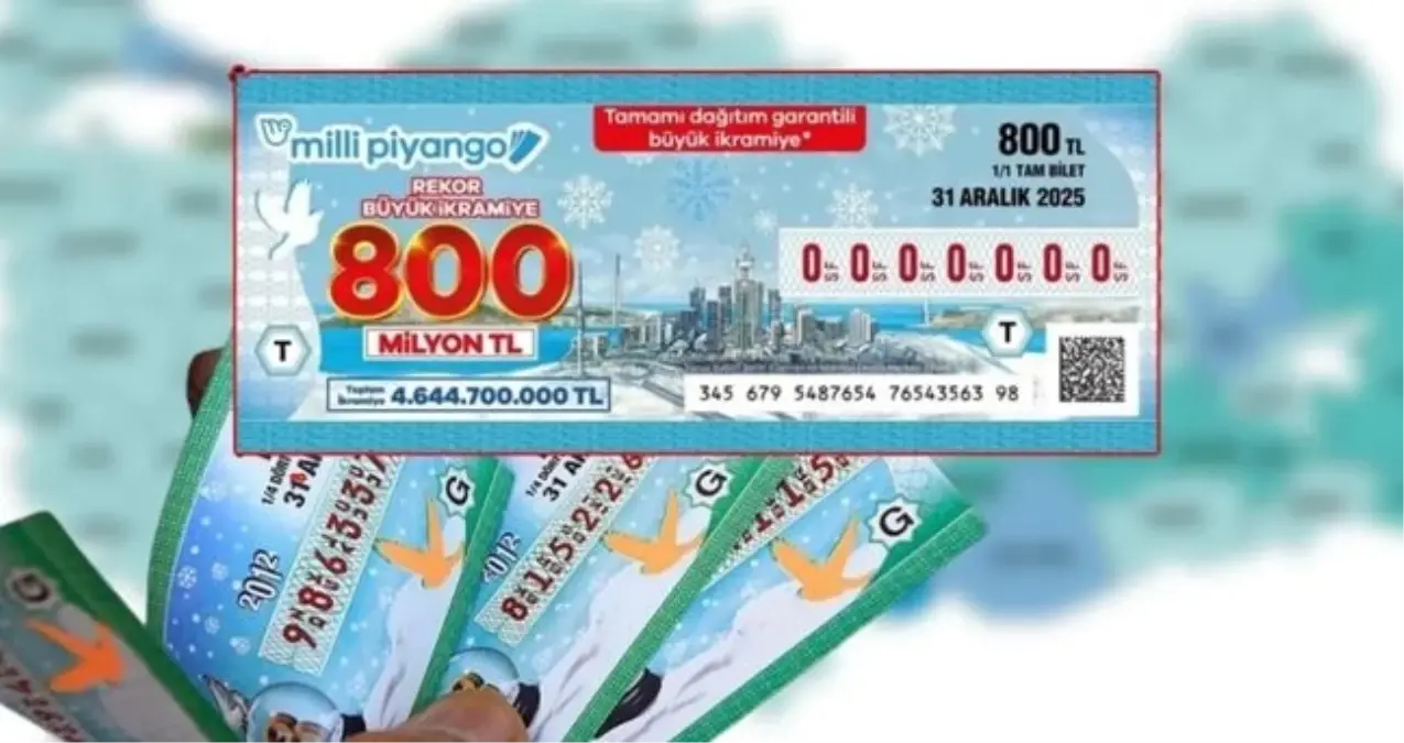 Büyük ikramiye çeyrek bilete çıktı